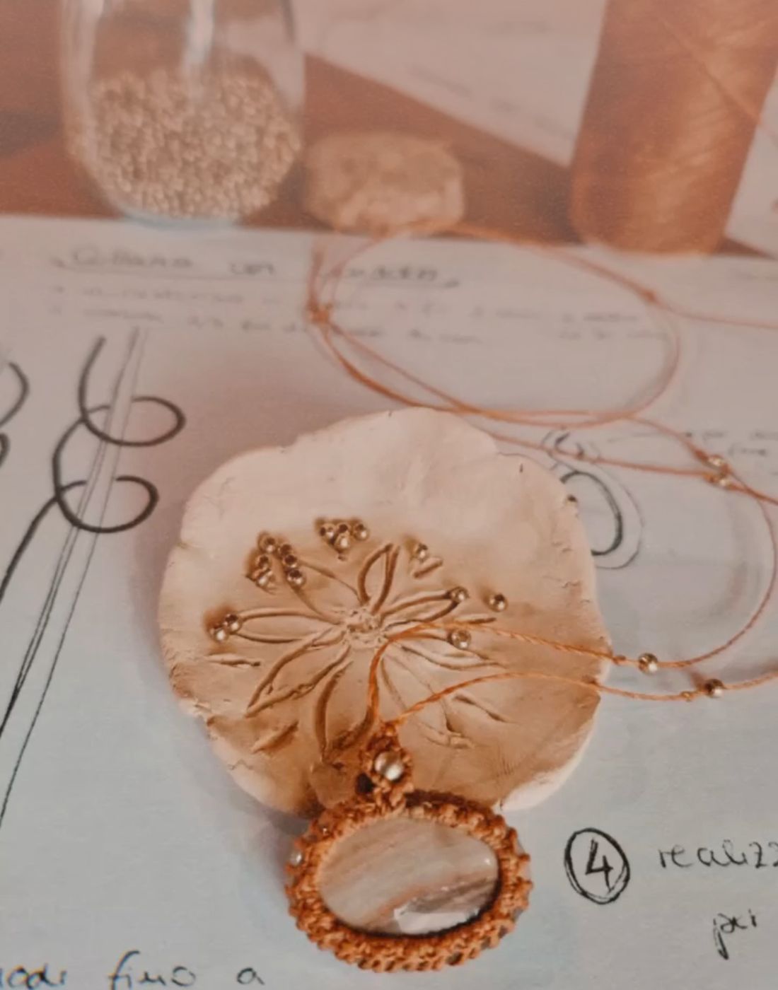 • ☽ Workshop Individuale o di Coppia: crea la tua collana con pietra naturale ☾•