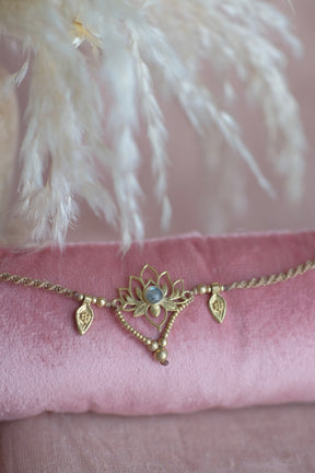 • Collana Lotus - Labradorite •