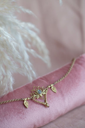 • Collana Lotus - Labradorite •