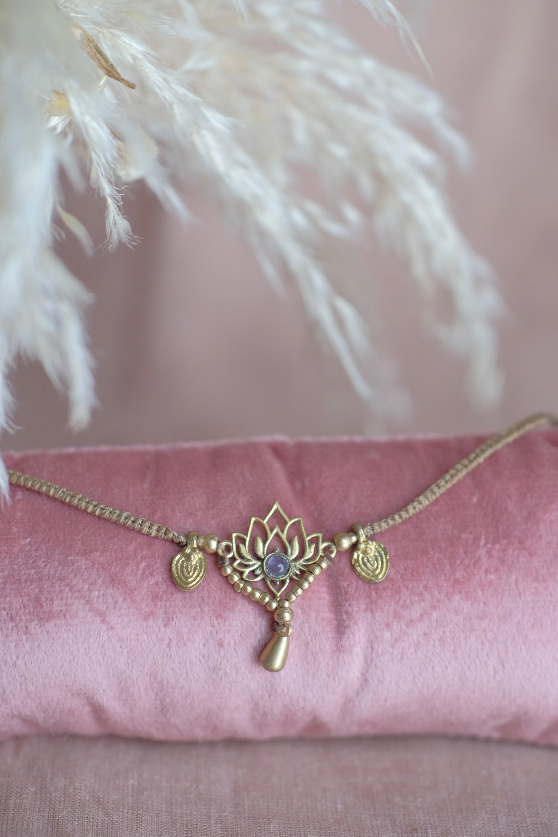 • Collana Lotus - Ametista •