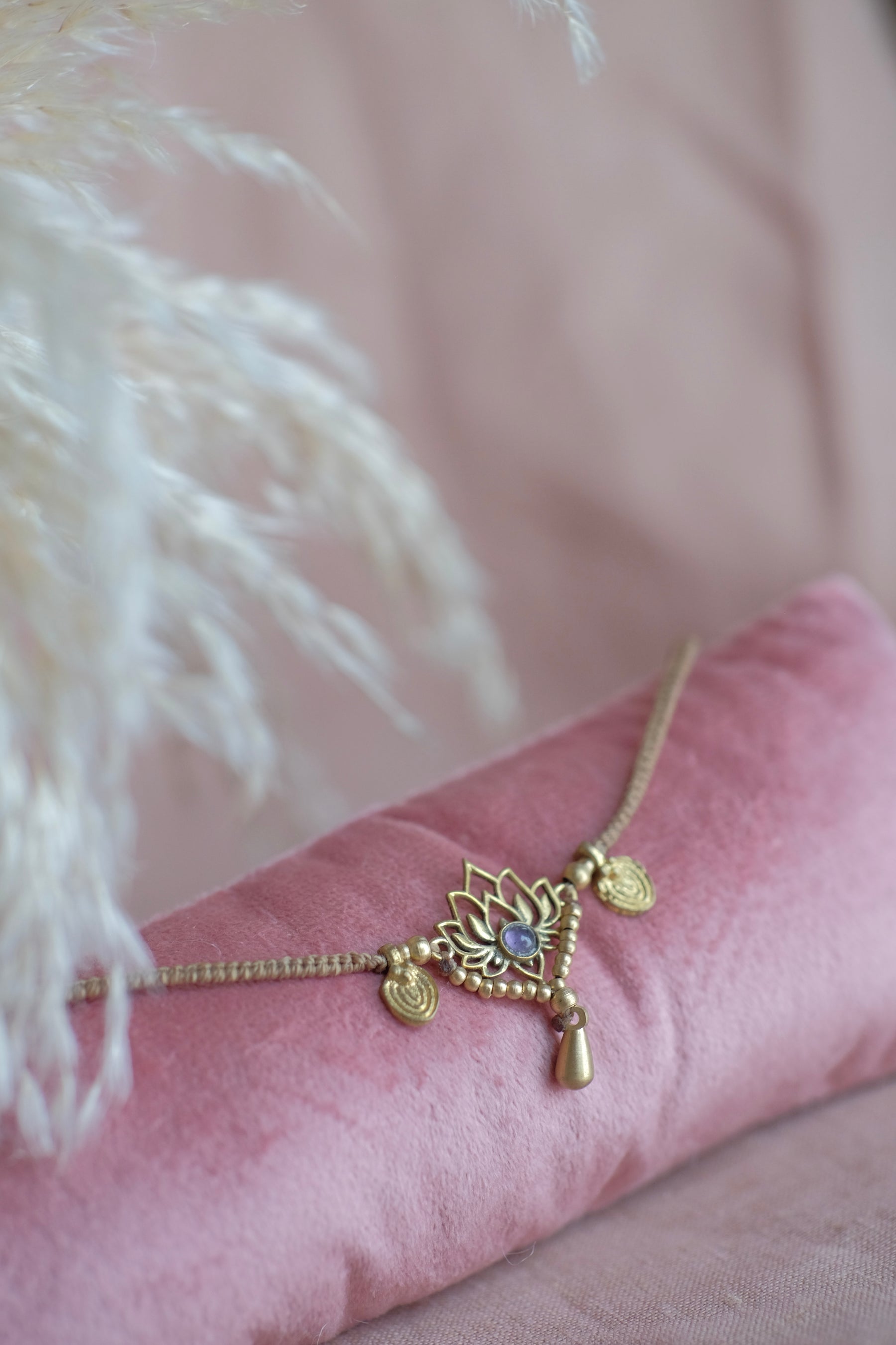 • Collana Lotus - Ametista •